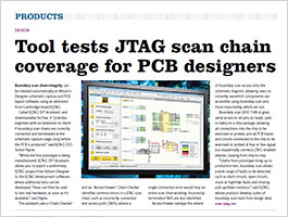 XJTAG in Electronics Weekly March 2016